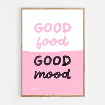 Good Food, Good Mood Print, 7 of 8