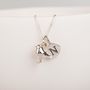 Personalised Solid Silver Baby Robin Necklace, thumbnail 3 of 5