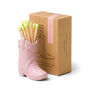 Pink Cowboy Boot Match Holder With Matches, thumbnail 1 of 5