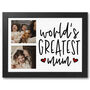 World's Greatest Mum Personalised Wooden Lap Tray, thumbnail 2 of 3