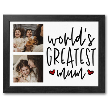 World's Greatest Mum Personalised Wooden Lap Tray, 2 of 3