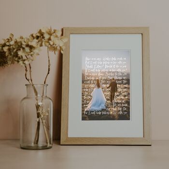 Personalised First Dance Photo Print, 4 of 4