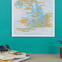 Personalised Scratch Off UK Fishing Print, thumbnail 3 of 9