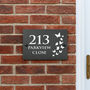 Personalised Butterfly Slate House Number Sign, thumbnail 1 of 2