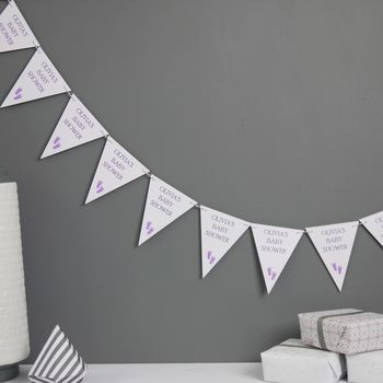 Personalised Baby Shower Bunting, 4 of 10