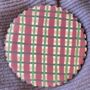 Hand Painted Gingham Placemat With Scalloped Edge, thumbnail 2 of 8