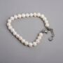 Mens Freshwater Pearl Bracelet Chain, thumbnail 6 of 8