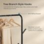 Clothes Rail Metal Frame Single Clothes Hanging Rail, thumbnail 10 of 12