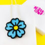 Blue Flower Necklace, thumbnail 6 of 8