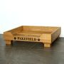 Engraved Oak Dog Bed With Bespoke Sizes, thumbnail 7 of 12