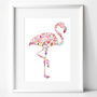 F Is For Flamingo Print, thumbnail 1 of 4