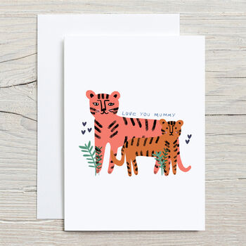 Tiger Mother's Day Card For Mummy, 3 of 3