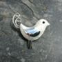 Bird Silver Plated Animal Brooch, thumbnail 1 of 3