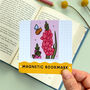 August Magnetic Birth Flower Bookmark Gladiolus, thumbnail 7 of 7