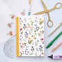 A5 Wild Flower Print Journal 100 Page Notebook, thumbnail 4 of 10