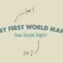 My First World Map Personalised Print, thumbnail 4 of 9