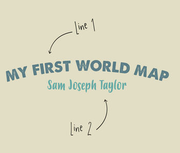 My First World Map Personalised Print, 4 of 9