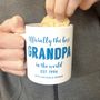 Officially The Best Dad Personalised Mug, thumbnail 1 of 5