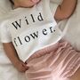 'Wild Flower' T Shirt, thumbnail 1 of 3