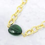 Emerald May Birthstone Statement Pendant Necklace, thumbnail 1 of 6
