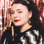 Champagne Bottle Glitter Resin Earrings, thumbnail 3 of 3