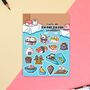 Sushi Sticker Sheet, thumbnail 6 of 6