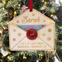 Santa's Letter Gift Card Holder Christmas Decoration, thumbnail 1 of 4
