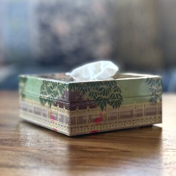 Magnetic Closure Tissue Box With Cover, 4 of 11