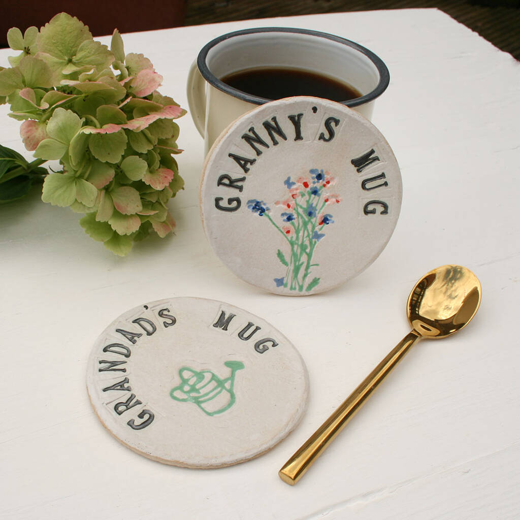 Grandad's Mug Ceramic Coaster By Juliet Reeves Designs | notonthehighstreet.com
