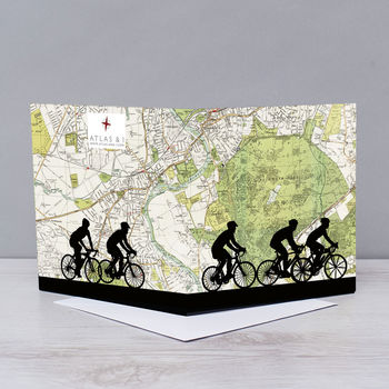 Cycling Card With Richmond Park Map, 2 of 2