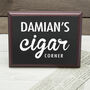 Personalised Classic Cigar Corner Plaque, thumbnail 2 of 4