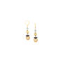 Two Gold Plated Ball Dangles On Hook, thumbnail 3 of 3