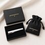 Personalised Luxury Tie Clip In Silver Or Gold, thumbnail 6 of 8