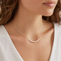 Delicate Sterling Silver Pearl Cluster Necklace, thumbnail 1 of 3