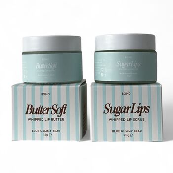 Vegan Lip Care Duo Gift Set Blue Gummy Bear Flavour, 2 of 4