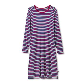 Women's 'Forest Berry Stripe' Bamboo Nightdress, 3 of 3