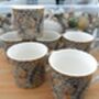 Set Of Six Mugs In William Morris Flora Design, thumbnail 4 of 9