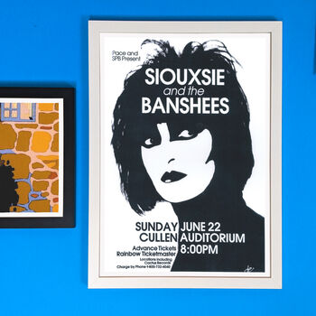 Personalised Siouxsie And The Banshees Concert Poster, 3 of 8