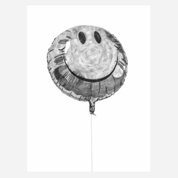 Smiley Balloon Print, 2 of 3