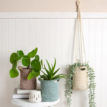 Plant Pot Holder Crochet Kit, 2 of 8