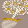 Golden Anniversary Gift Personalised Family Tree Print, thumbnail 3 of 12