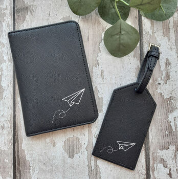 Paper Plane Passport And Luggage Tag Set, 2 of 4
