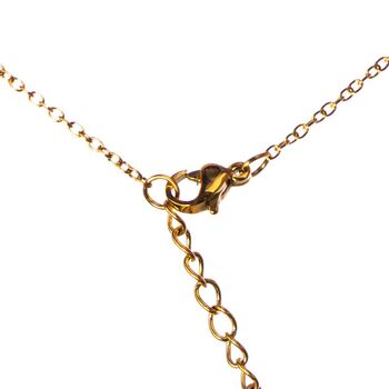 Slag 18k Gold Plated Friendship Necklace, 10 of 11