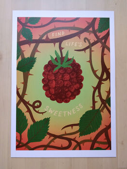 Find Life's Sweetness Print Unframed, 4 of 5