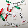 Personalised Dog Bone Christmas Tree Decoration, thumbnail 7 of 9