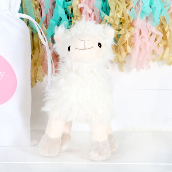 Soft Llama Toy With Personalised Carry Case, 3 of 7