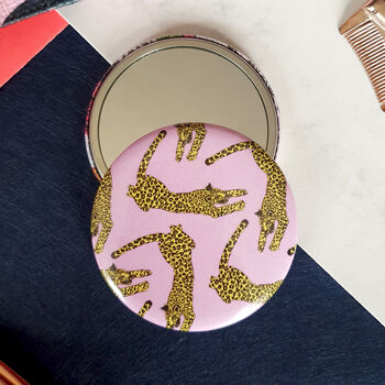 Leopard Pattern Pocket Mirror, 2 of 2