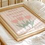 Personalised Sister Floral Print Set For Girls Bedroom, thumbnail 2 of 5