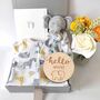 New Baby Unisex Safari Hamper Gift Set, thumbnail 1 of 6