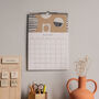 2024 Illustrated Patterned Wall Calendar, thumbnail 6 of 12